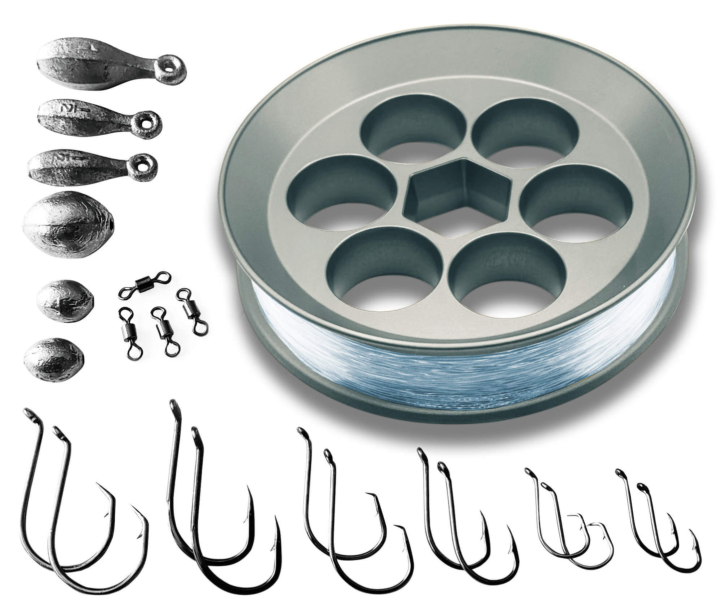 YOYITO Aluminum Handline Fishing Reel Kit – Bonefish