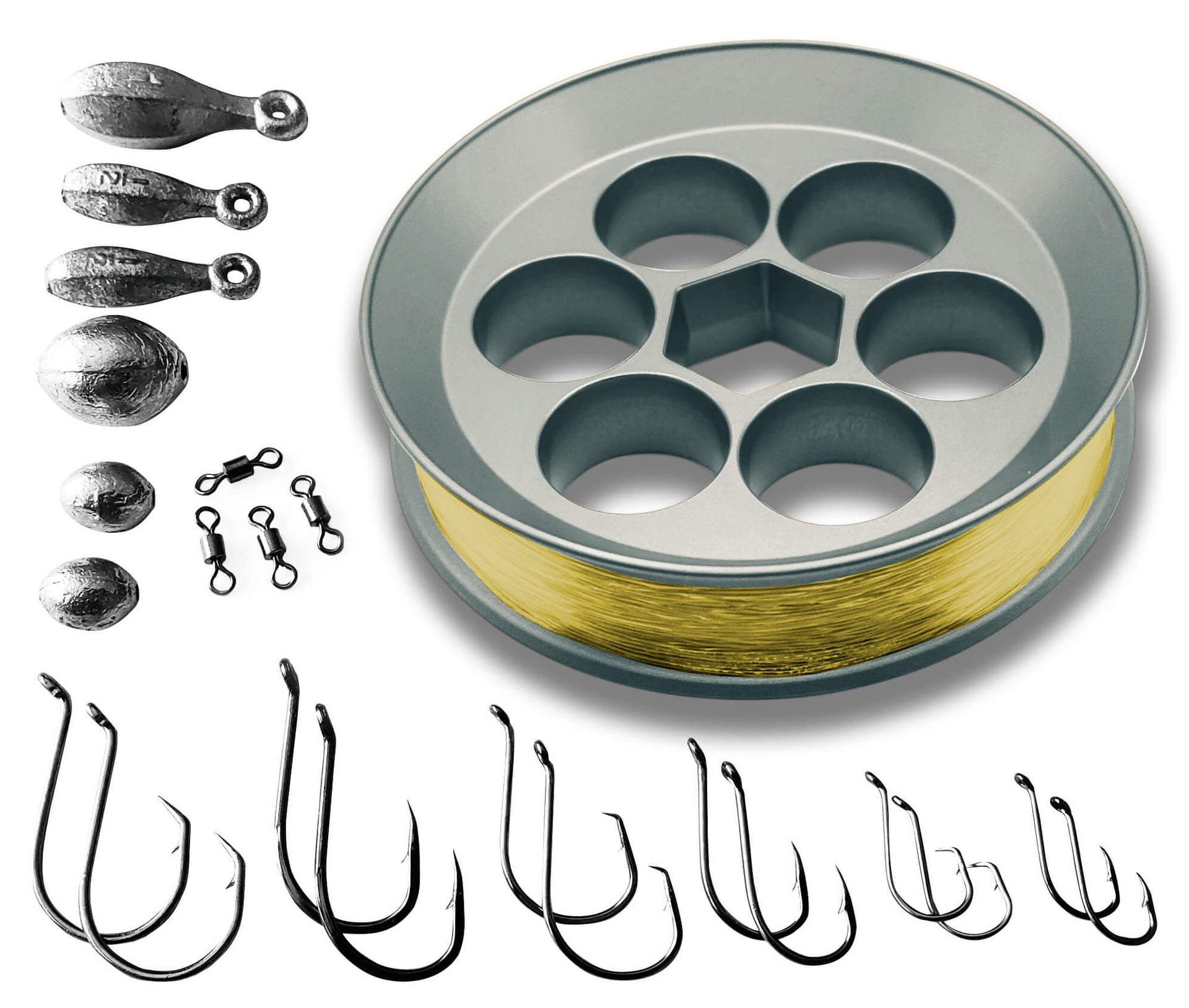 YOYITO Aluminum Handline Fishing Reel Kit – Bonefish