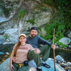 My wife and in while camping the "Los Angeles National Forest".