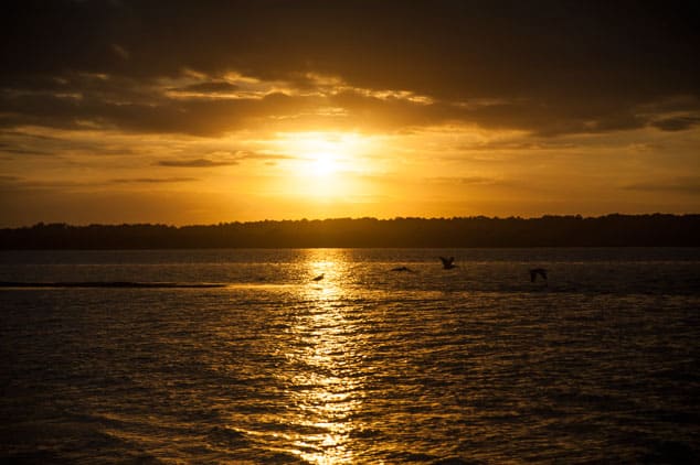 The west view make for amazing sunsets over the Tomoka